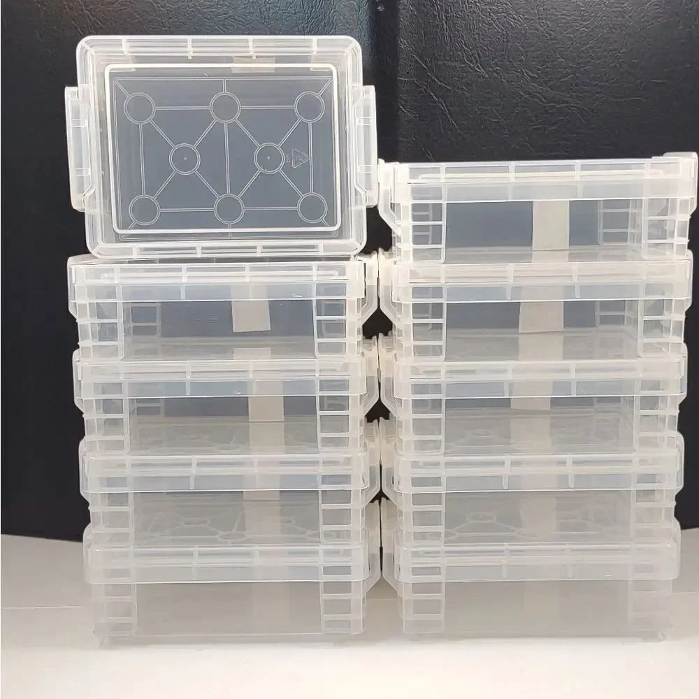 Baseball Trading Cards Plastic Container with snap lids lot of 10